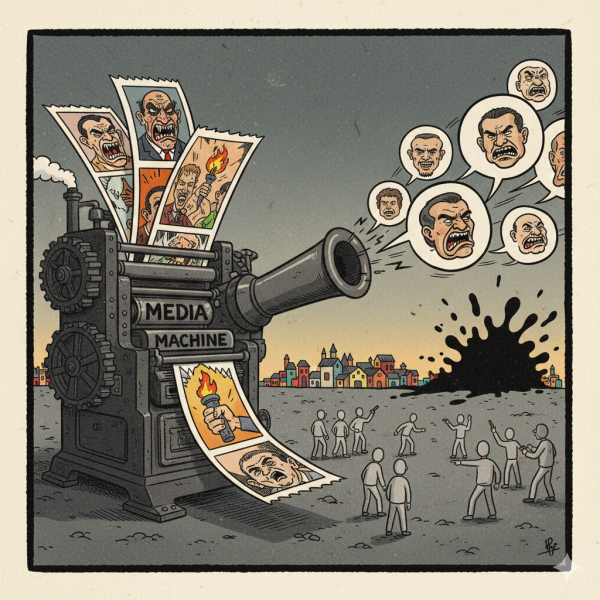 الكاريكاتير والكراهية: كيف يوظّف الإعلام الرسوم للتحريض في لبنان؟