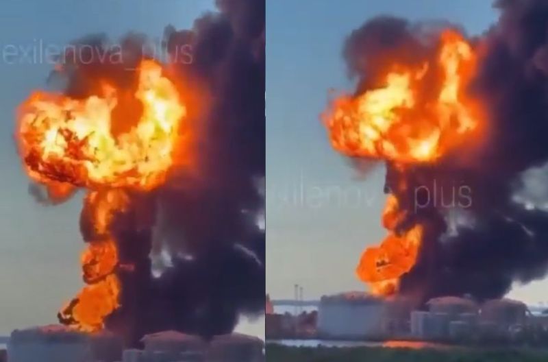 هل استهدفت إيران أكبر مصفاة نفط في إسرائيل؟ فيديو متداول مضلل من هجوم في روسيا